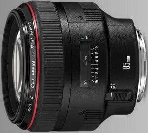 Canon EF 85mm 1.2 L USM II svart