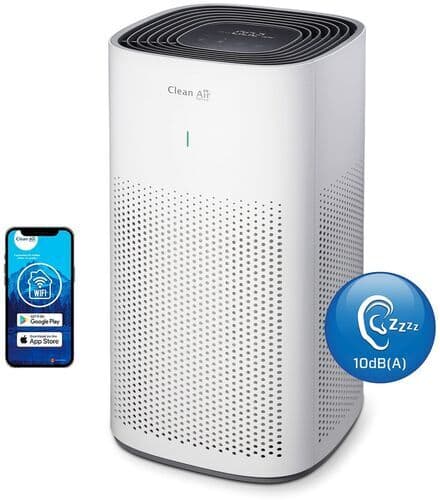 Clean Air Optima Intelligent HEPA joniserande luftrenare CA-507 Smart vit/grå