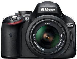 Nikon D5100 Svart Nikkor AF-S DX 18-55mm f/3.5-5.6G VR