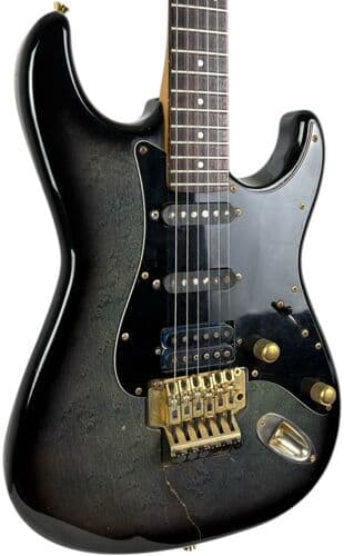 Fender Japan STR-80R Stratocaster 1986-1987 - Black Burst - Vintage Vintage