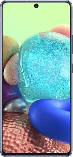 Samsung Galaxy A71 5G prism cube blue