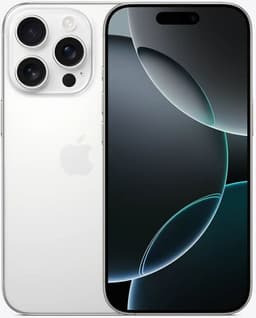 iPhone 16 Pro 256 GB Dual-SIM (2 x eSIM) vitt titan