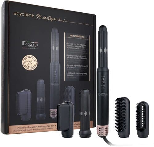 Italian Design Multistyler 5 in 1 Hårplättare svart