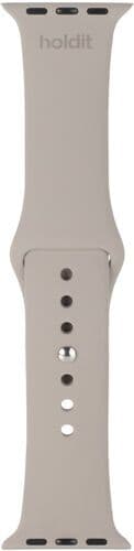 HoldIt Hållbart klockarmband i silikon Apple Watch 42/44/45/49 taupe