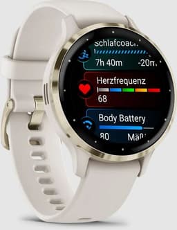 Garmin Venu 3S (2023) mjukt guld elfenben