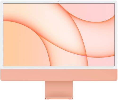 Apple iMac 2021 M1 24" 8 GB 256 GB SSD 8-Core GPU orange kompatibla tillbehör FR