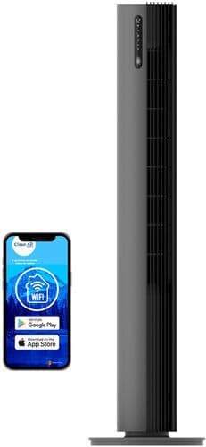 Clean Air Optima Luxus-Tornfläkt CA-407G Smart grå/svart