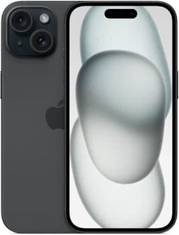 iPhone 15 128 GB Dual-SIM (2 x Nano-SIM) svart