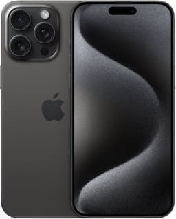 iPhone 15 Pro Max 256 GB Dual-SIM (2 x eSIM) svart titan