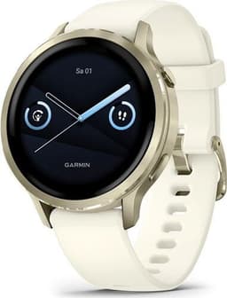 Garmin Venu 4S (2025) lunar gold bone