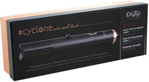 Italian Design Cyclone Sapphire Hårplättare svart