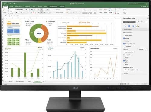 LG 24BN650Y-B 23.8" Svart