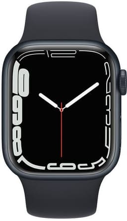 Apple Watch Series 7 Aluminium 41 mm (2021) GPS Midnatt Sportarmband Midnatt