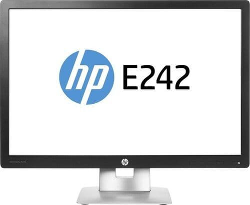 HP EliteDisplay E242 24" svart med stativ