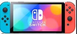 Nintendo Switch OLED 2021 svart/röd/blå