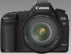 Canon EOS 5D Mark II svart