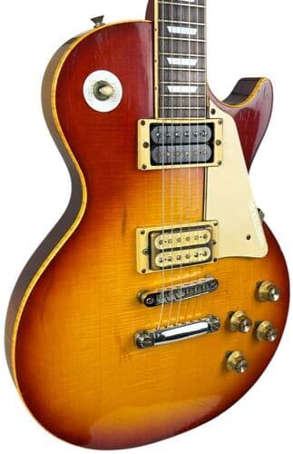Greco Les Paul Bolt on H. K. 1970-talet - Cherry Sunburst Cherry Sunburst