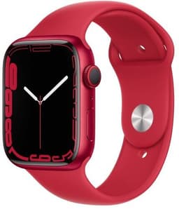 Apple Watch Series 7 Aluminium 45 mm (2021) GPS + Cellular röd rött sportarmband