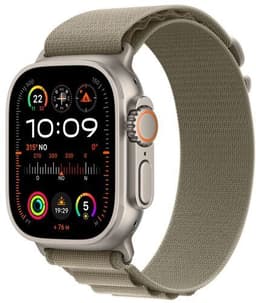Apple Watch Ultra 2 (2023) GPS + Cellular silver Bergsloop oliv Medium