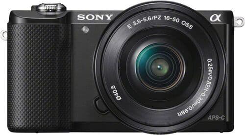 Sony Alpha 5000 AF E 16-50mm 3.5-5.6 OSS PZ svart