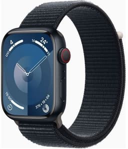 Apple Watch Series 9 Aluminium 45 mm (2023) GPS Midnatt Sport Loop Midnatt