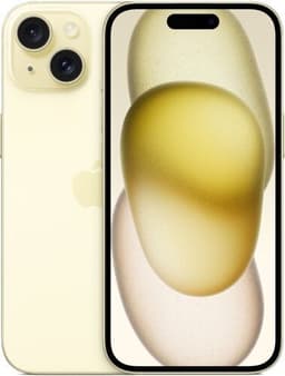 iPhone 15 128 GB Dual-SIM gul