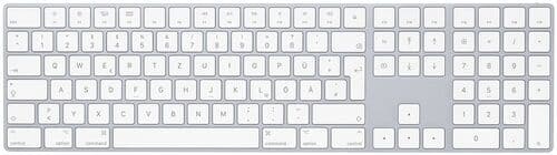 Apple Magic Keyboard 2017 med numerisk del silver DE