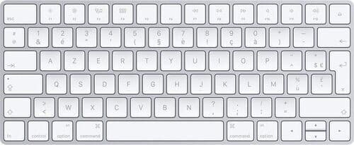 Apple Magic Keyboard 2015 Silver/Vit FR