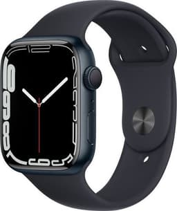 Apple Watch Series 7 Aluminium 45 mm (2021) GPS + Cellular Midnatt Sportband Midnatt