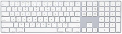Apple Magic Keyboard 2017 med numerisk del silver US