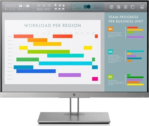 HP EliteDisplay E243i 24" Svart/Silver