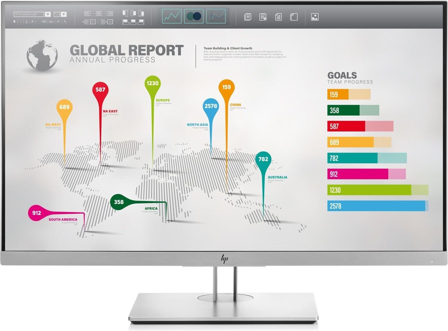 HP EliteDisplay E273q 27" Svart/Silver