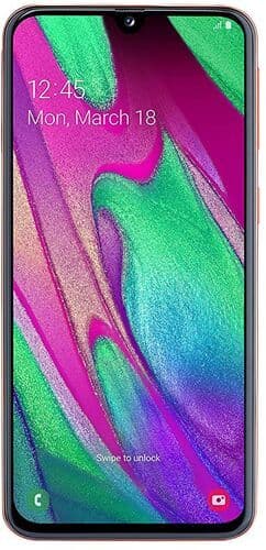 Samsung Galaxy A40 64 GB Dual-SIM korall