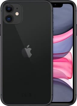 iPhone 11 64 GB Dual-SIM (eSIM, Nano-SIM) svart