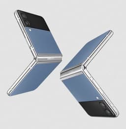 Samsung Galaxy Z Flip3 5G Bespoke Edition 8 GB 256 GB Dual-SIM blå/silver