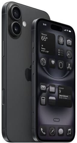 iPhone 16 128 GB Dual-SIM (2 x eSIM) svart