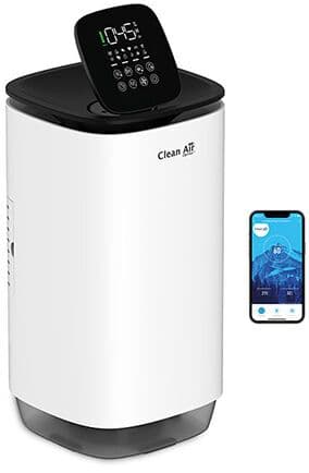 Clean Air Optima 2in1 luftfuktare och Luftrenare CA-808 Smart Top Filling vit/svart