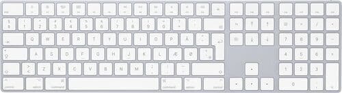 Apple Magic Keyboard 2017 med numerisk del silver DK