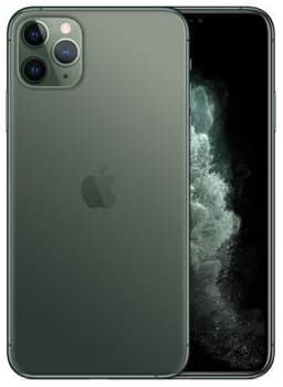 iPhone 11 Pro Max 256 GB Dual-SIM (2 x Nano-SIM) midnattsgrön