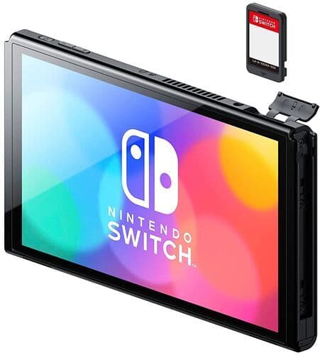 Nintendo Switch OLED 2021 svart/grön/rosa