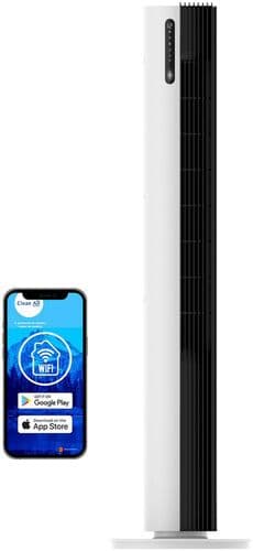 Clean Air Optima Luxus-Tornfläkt CA-407W Smart vit/svart