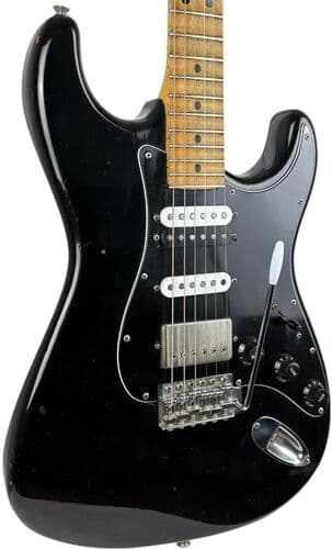 Greco SE450 Skulpterad Stratocaster 1980 - Svart svart