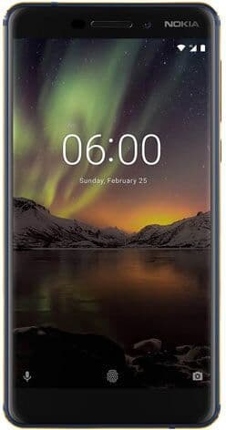 Nokia 6.1 32 GB Dual-SIM svart