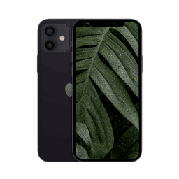 iPhone 12 Svart / 64GB / Okej skick