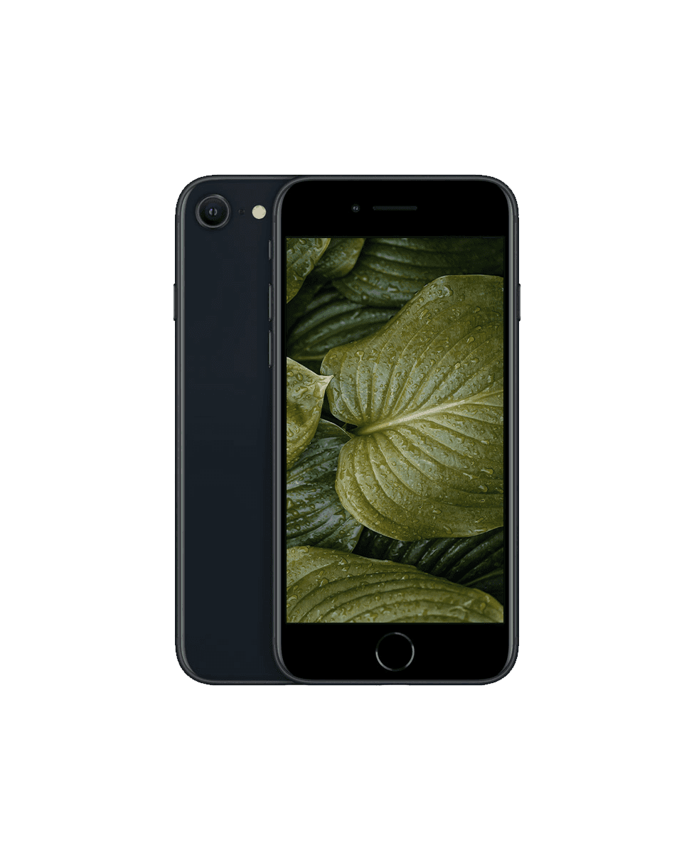 iPhone SE 2022 (3rd Gen) Midnatt / 64GB / Nyskick