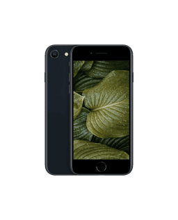 iPhone SE 2022 (3rd Gen) Midnatt / 64GB / Nyskick