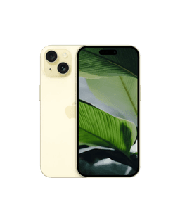 iPhone 15 Gul / 128GB / Okej skick
