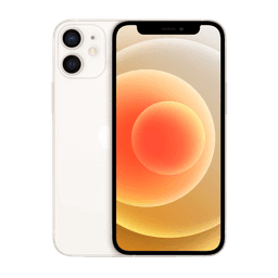 iPhone 12 mini 64 GB / Bra skick / Vit