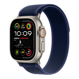 Apple Watch Ultra 2 (2023) GPS+Cellular - Titanium/Trail Loop 49mm / Utmärkt skick / Titanium/Blå Trail Loop
