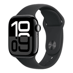Apple Watch Series 10 (2024) GPS+Cellular - Aluminium/Sportband 42 mm / Utmärkt skick / Svart